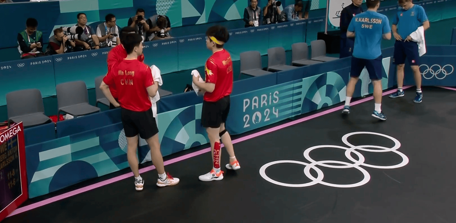 中国队碾压瑞典队，马龙刷新纪录